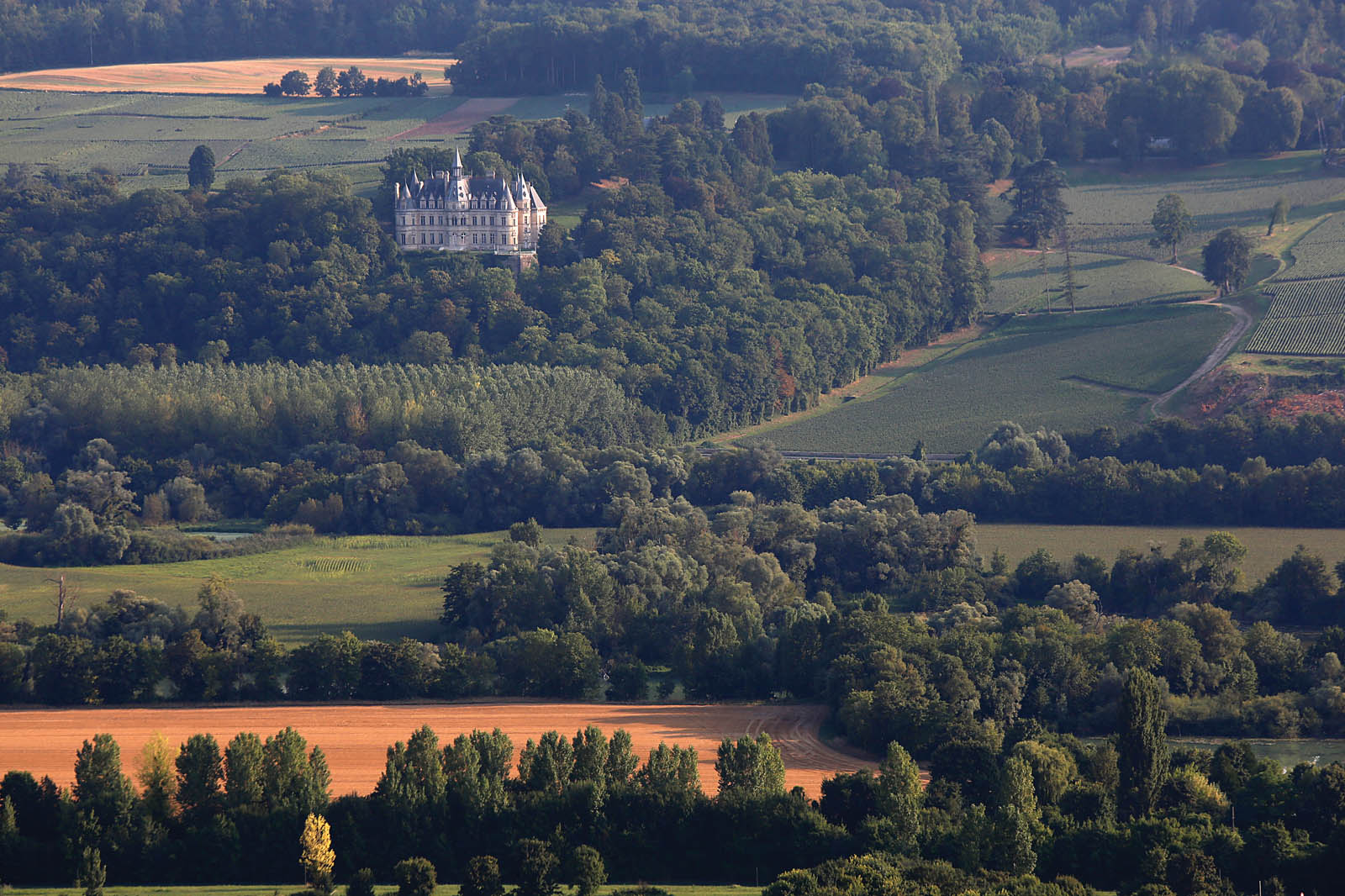 Photo of a château in France.