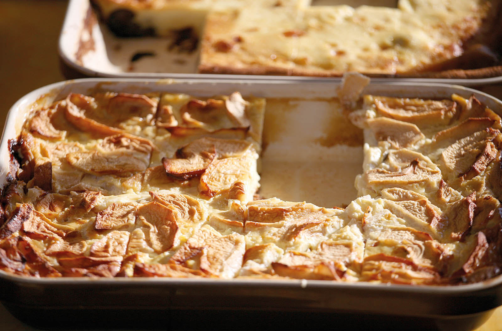 Photo of a pan of dessert.