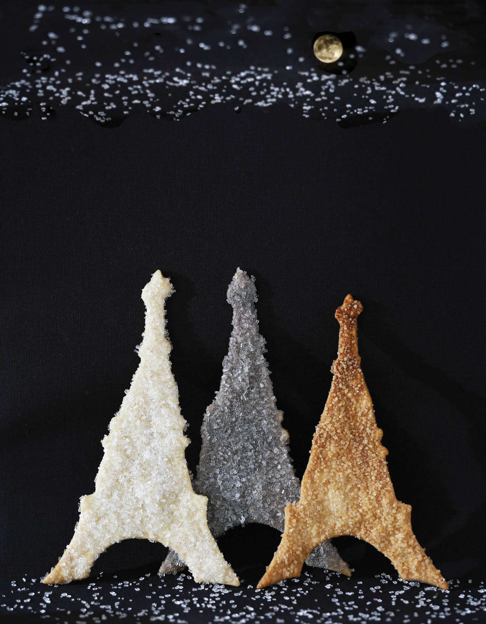 Eiffel Tower Pie Crust Cookies.