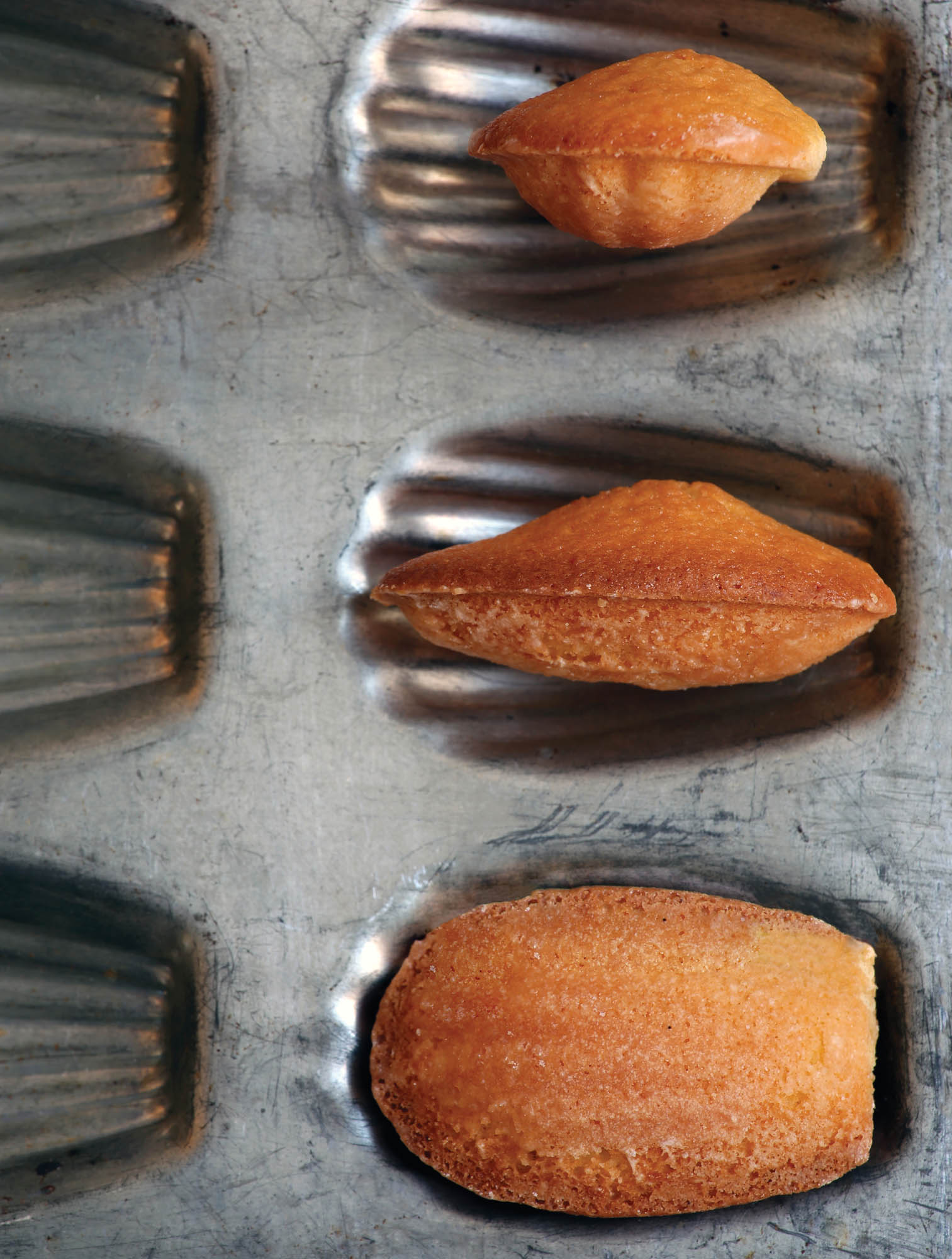 Orange Madeleines with Orange Glaze.