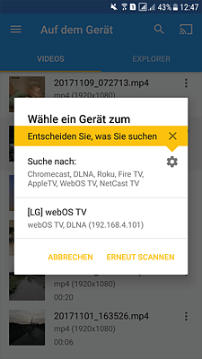 Viele Apps unterstützen diverse Standards und Wiedergabegeräte.