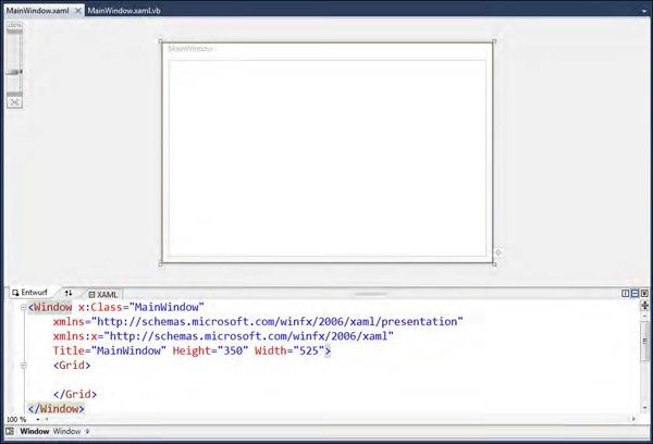 WPF-Fenster im Designermodus