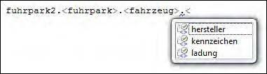 XML-IntelliSense-Unterstützung