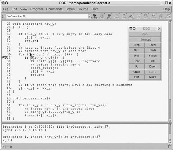 Inspecting a variable in DDD