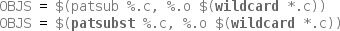 Syntax highlighting finds my makefile mistake.