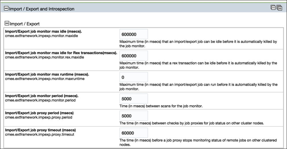 The OAC web console