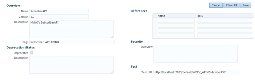 Publishing APIs from the OSB Console as an API curator