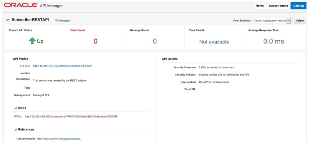 Using API Manager to work with JSON/REST-based APIs