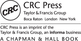 Logo: Published by CRC Press, Taylor and Francis Group, Boca Raton, London, New York. CRC Press is an imprint of the Taylor and Francis Group, an Informa business, A Chapman & Hall Book, A Science Publishers Book