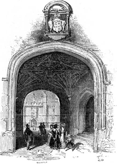 ARCHWAY IN HAMPTON COURT.