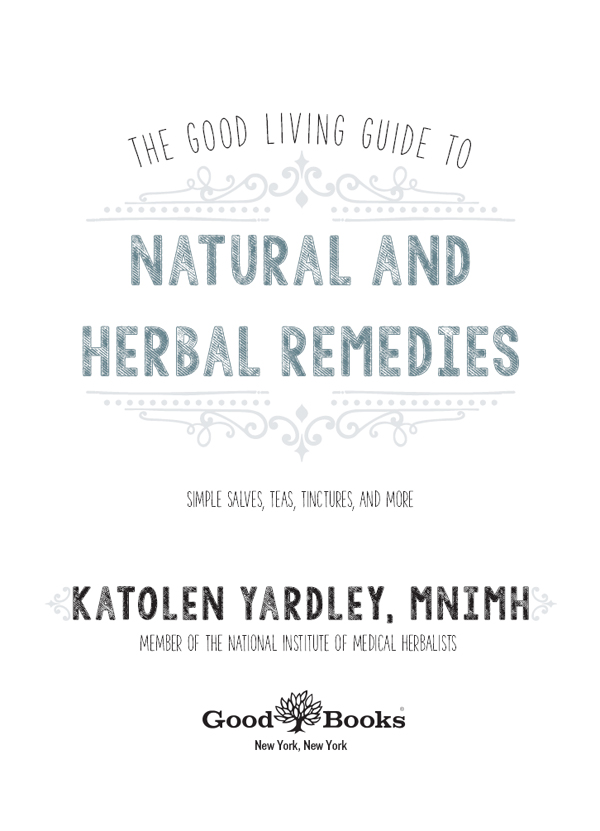 Title Page of Good Living Guide to Natural and Herbal Remedies