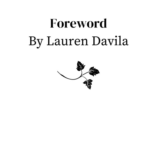 Foreword by Lauren Davila