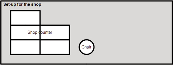 Stage layout diagram, Reoca Light – the shop