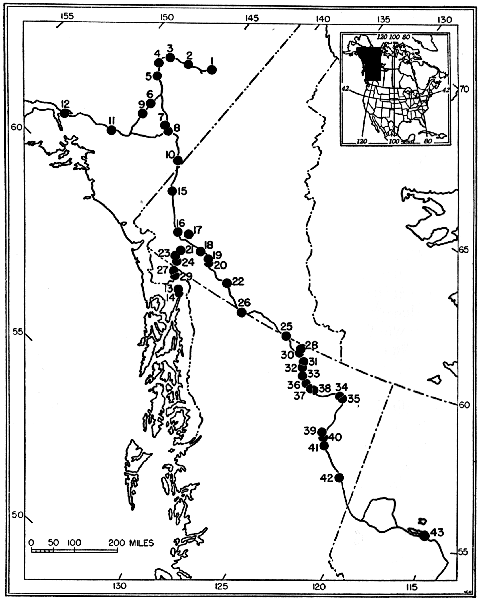 Specimen Locality Map