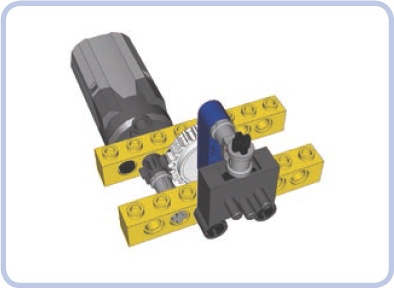 A simple way to motorize a pneumatic valve is to use a gear with a clutch for the motor’s safety.