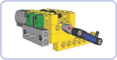 An autovalve can be created with both types of pneumatic valves (the older one is shown here) and with any compressor whatsoever—the single-pump compressor here is just an example.