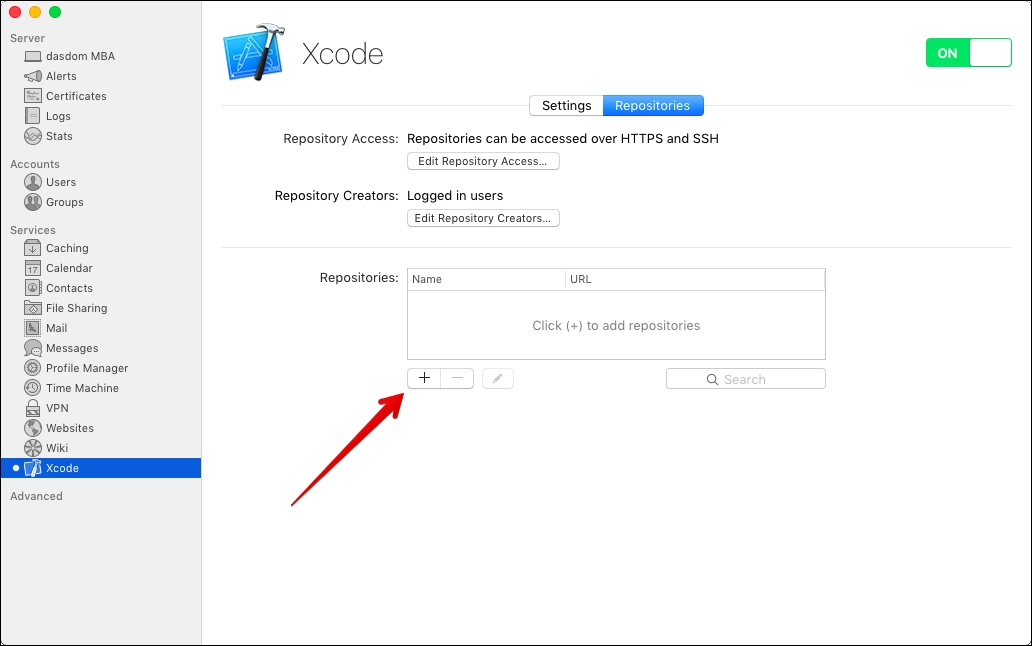 Installing and setting up Xcode Server