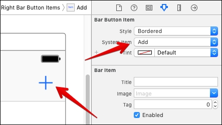 Showing the input view