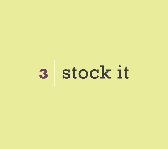 Chapter 3: Stock It