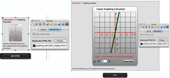 Create your own widget with HTML and add it to your book. (You can play with the widget pictured here in HTML5 for Publishers by Sanders Kleinfeld, also free and available from O’Reilly.)