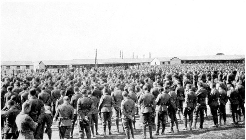 Church Parade—Prees Heath Camp.