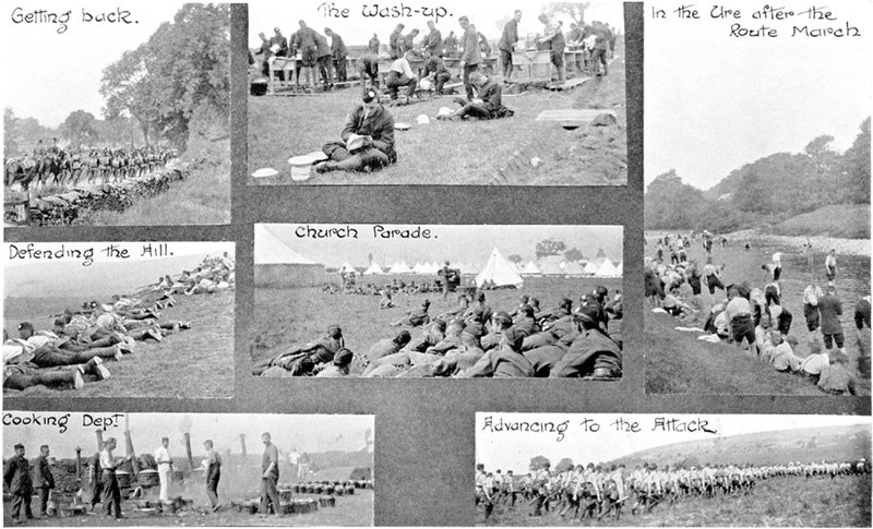 Various Phases of Battalion Training.