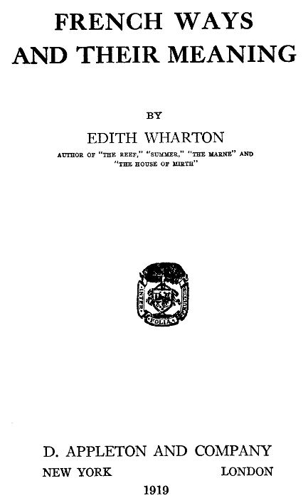 title page