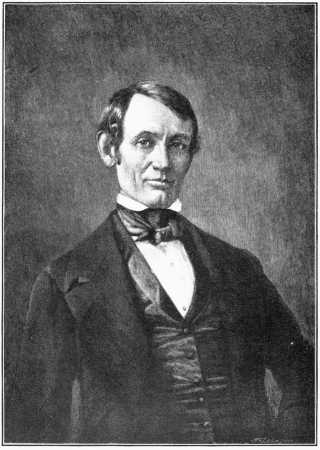 ABRAHAM LINCOLN From a woodcut by T. Johnson after a daguerreotype owned by Mr. Robert T. Lincoln