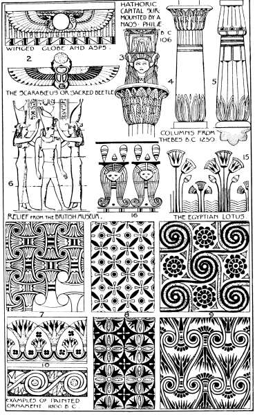 Image unavailable: EGYPTIAN ORNAMENT. Plate 2.