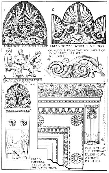 Image unavailable: GREEK ORNAMENT. Plate 5.