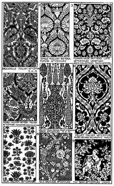 Image unavailable: TEXTILE FABRICS. Plate 39.