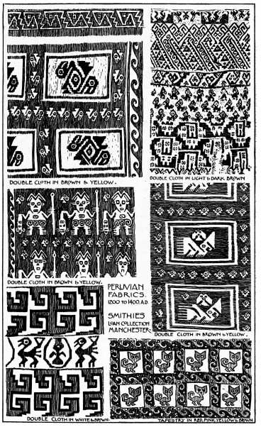 Image unavailable: PERUVIAN TEXTILES. Plate 40.