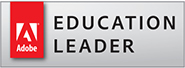 The logo of Adobe Education Leader.