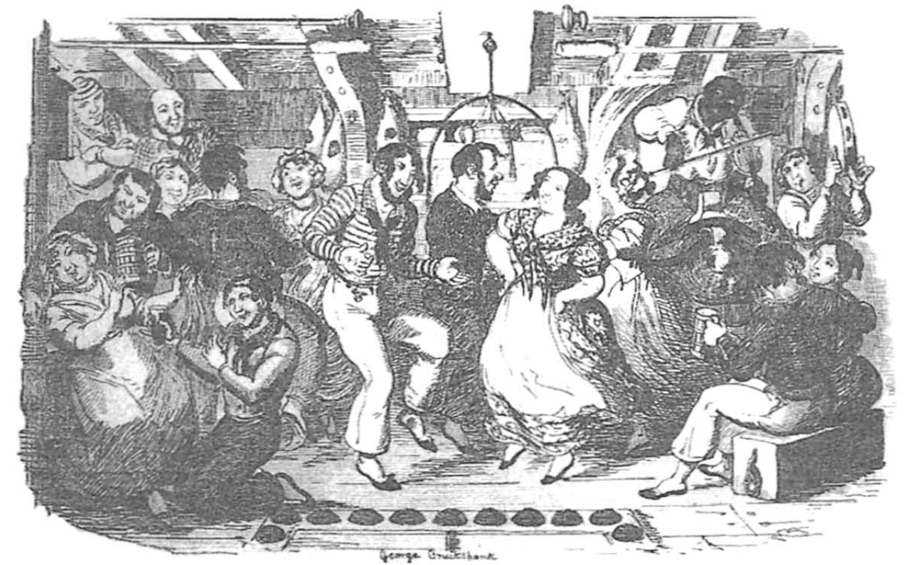 George Cruikshank, “Tars Carousing,” a...