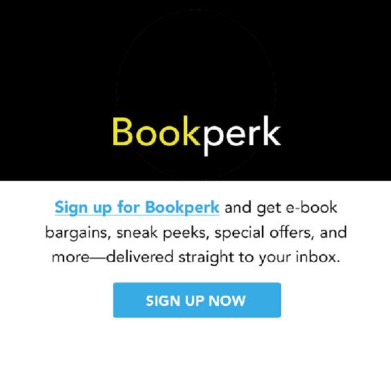 Bookperk sign-up advertisement