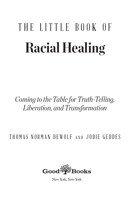 Title Page of The Little Book of Racial Healing