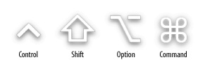 Keyboard accelerators for issuing commands