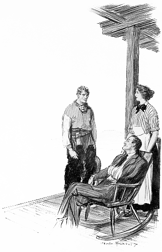 “‘Why did you wish to murder me?’” (Page 189.) Frontispiece