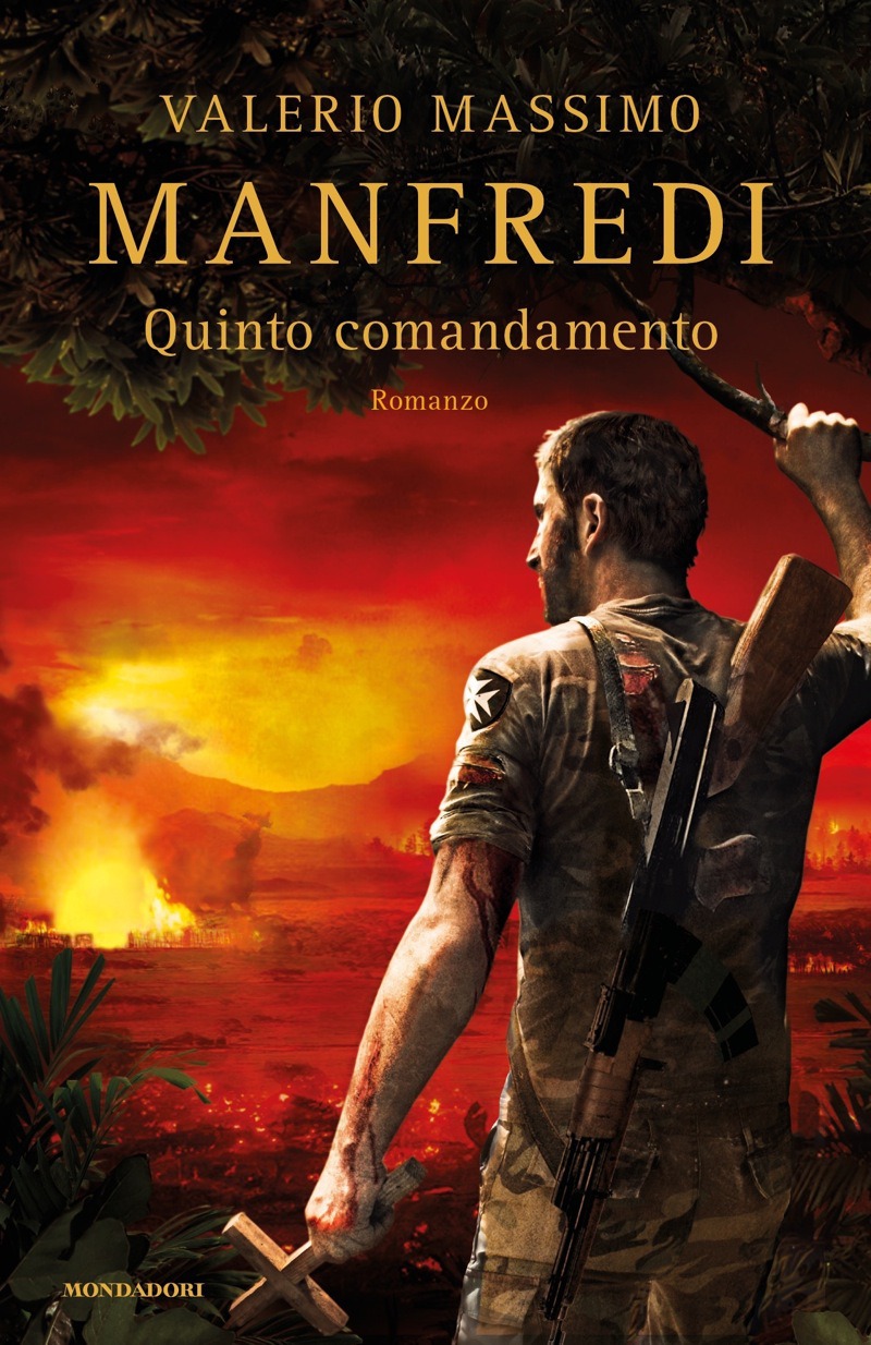 Copertina. «Quinto comandamento» di Valerio Massimo Manfredi