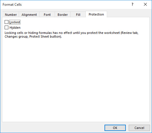 This figure shows how to unlock all the worksheet cells.