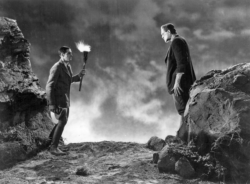 FIGURA 9 Una scena da Frankenstein (1931) diretto da James Whale.