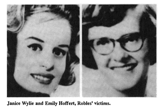 Janice Wylie and Emily Hoffert, Robles’ victims.