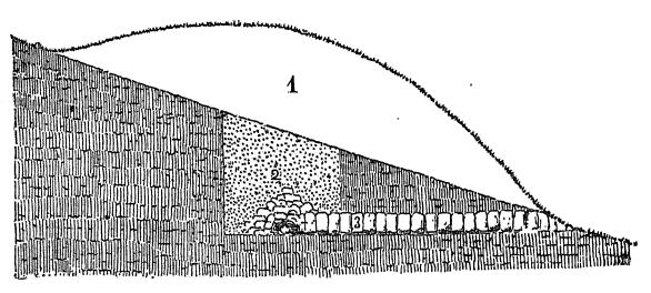 Fig. 10.—Section of mound 4, East Dubuque, Illinois.