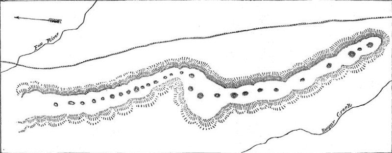 Fig. 18.—Group of mounds, Clarke County, Missouri.