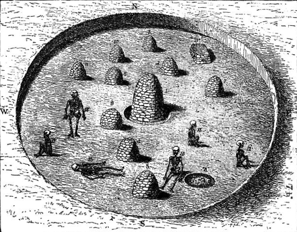 Fig. 25.—Appearance of T. F. Nelson mound after excavation.