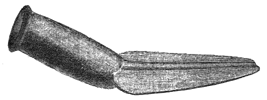 Fig. 38.—Pipe from mound, Sullivan County, Tennessee.