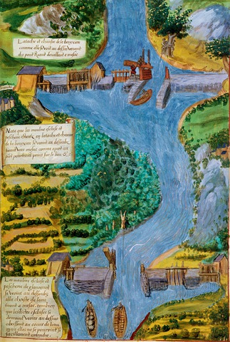 L’eau comme moyen de transport : écluses et barques sur la Vilaine.