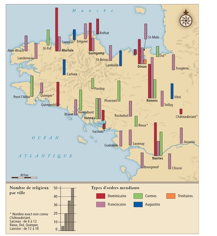 Les ordres mendiants en Bretagne