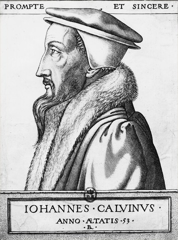 Portrait de Calvin à 53 ans (c’est-à-dire en 1562).