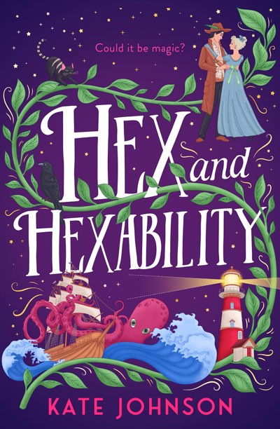 The book cover of Hex and Hexability by Kate Johnson.